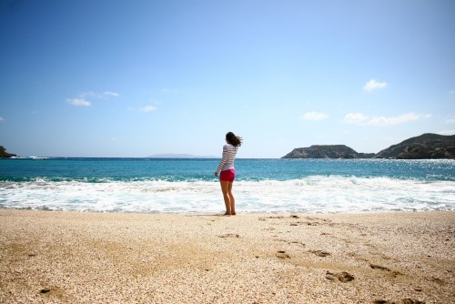 Beach, Sea, Girl , Alone