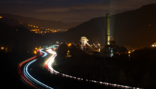 Rhondda Valley By Night