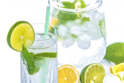 Mineral Water Lime Ice Mint