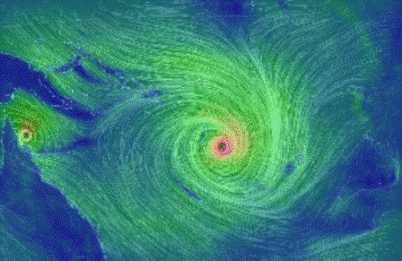 Cyclone is like a powerful storm .