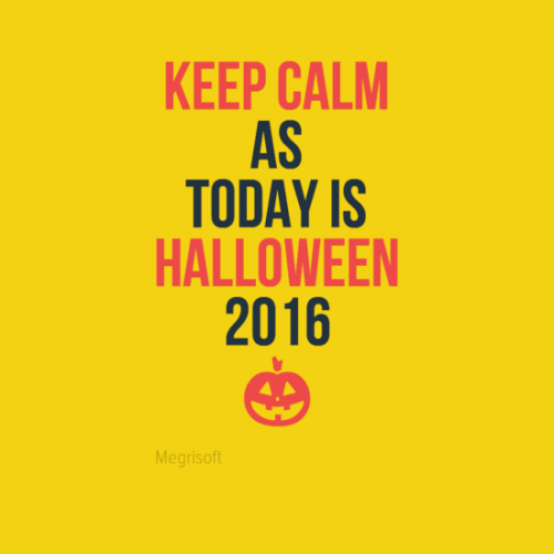 Halloween falls on 31st October 2016 this year but the celebration starts from Saturday itself.

Happy Halloween to All!