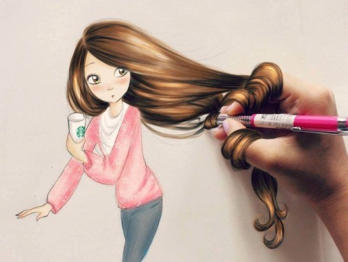 Amazing Hair Drawing