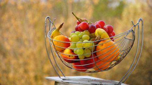 Fruits in the basket