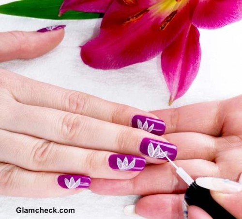 Flower Nail Art Design