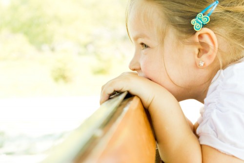 Little girl with beautiful eyes