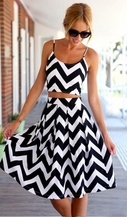 Black and Whit Dress