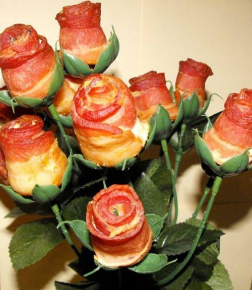 A bacon bouquet