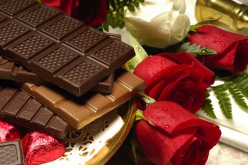 Chocolate With Rose