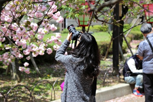 Girl Capturing Nature