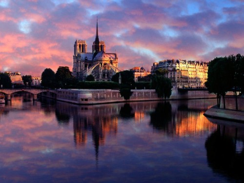 Notre Dame at Sunrise Paris