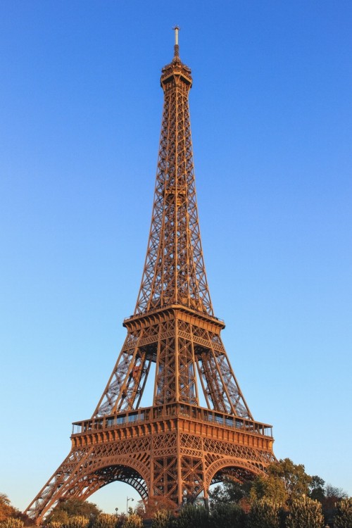 Eiffel tower France  landmark  Paris  tourist attraction.