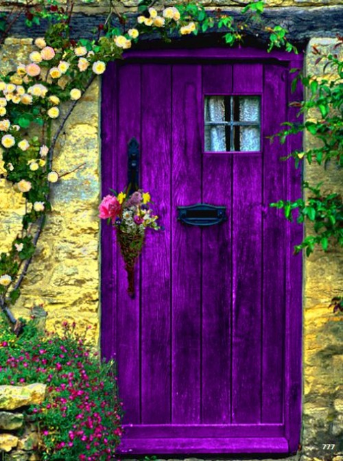 What A Beautiful Purple Door