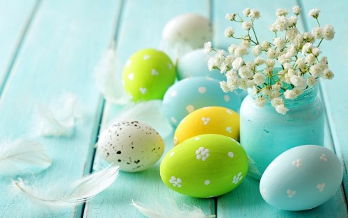 Easter Flowers & Eggs