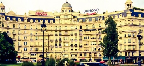 The Danone Coca-Cola building in Barcelona, Spain