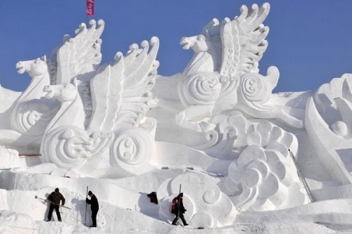 Ice Sculptures Art