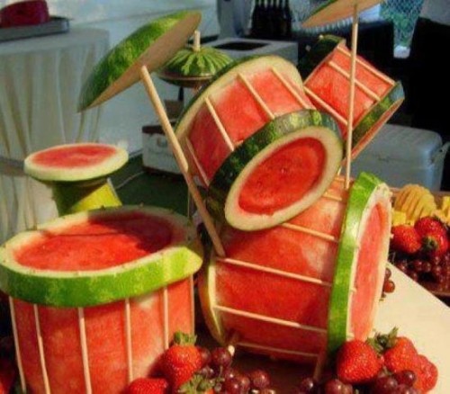 Watermelon Drum Set !!!