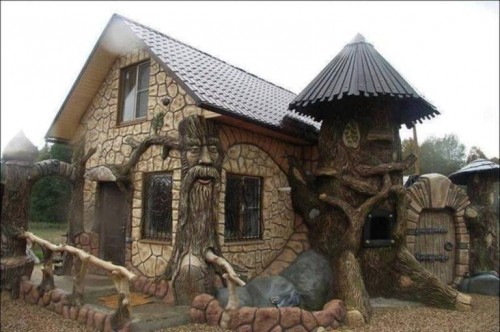 Awesome wooden house