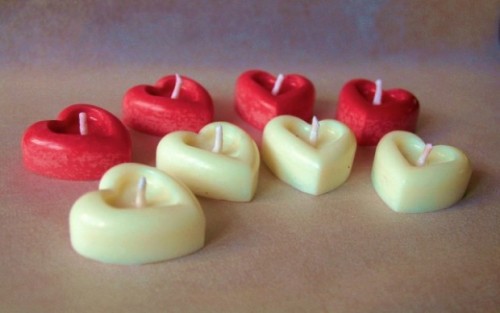 Heart Love Candles