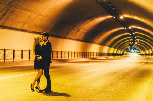 Love, Tunnel, couple
