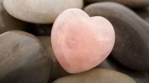 Pink Heart Stone