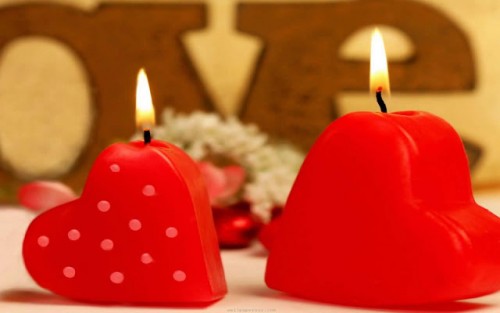 #Romantic #Candle  #Love #Heart