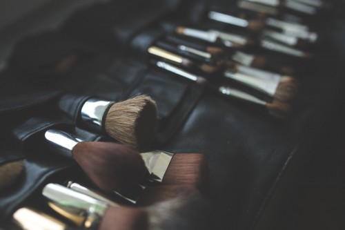 A Bunch Of Make Up Brushes
