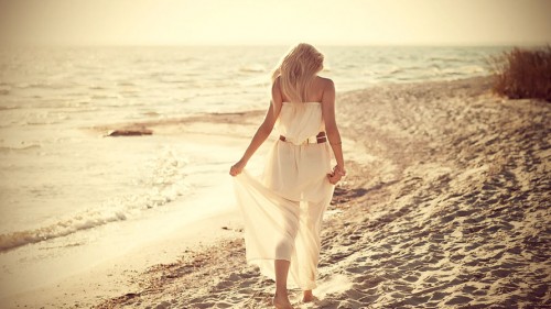 Girl and Beach