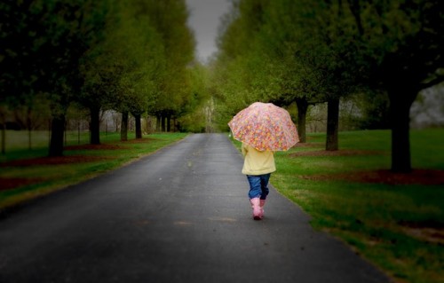 Girl With umbrella