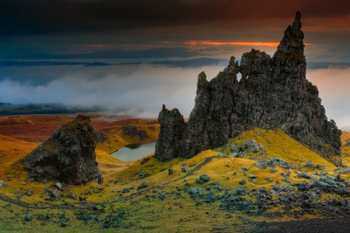 The Storr (Scottish Gaelic: An Stòr) is a rocky hill on the Trotternish peninsula of the Isle of Skye in Scotland The walking guide to the Old Man of Storr of the Trotternish Ridge on the Isle of Skye in the Highlands of Scotland.